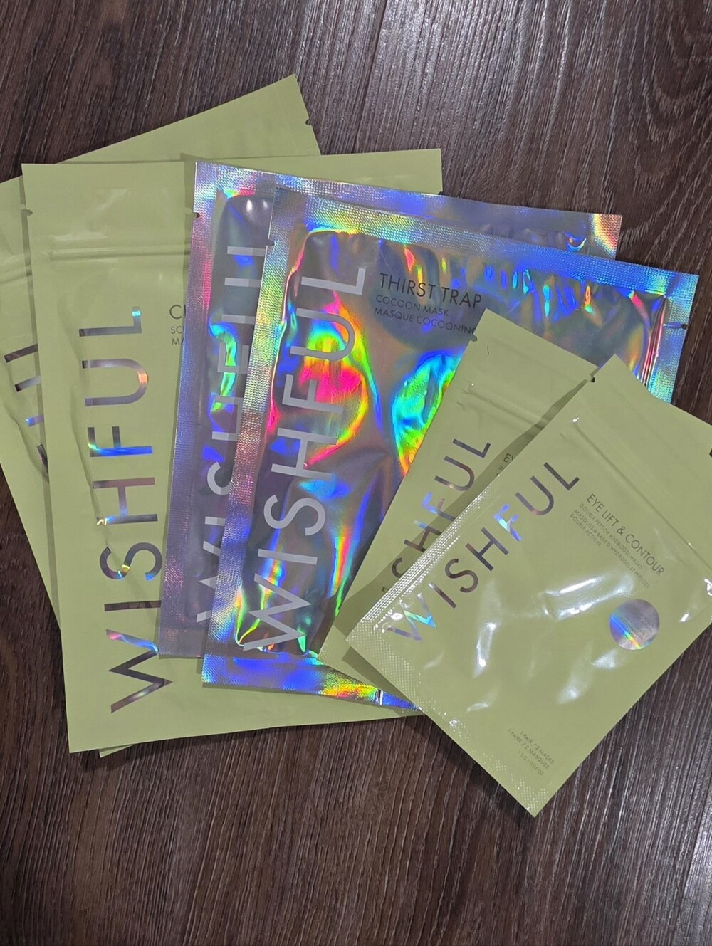 Bundle of 6  - Wishful Face, Chin & Eye Masks – Brand New!